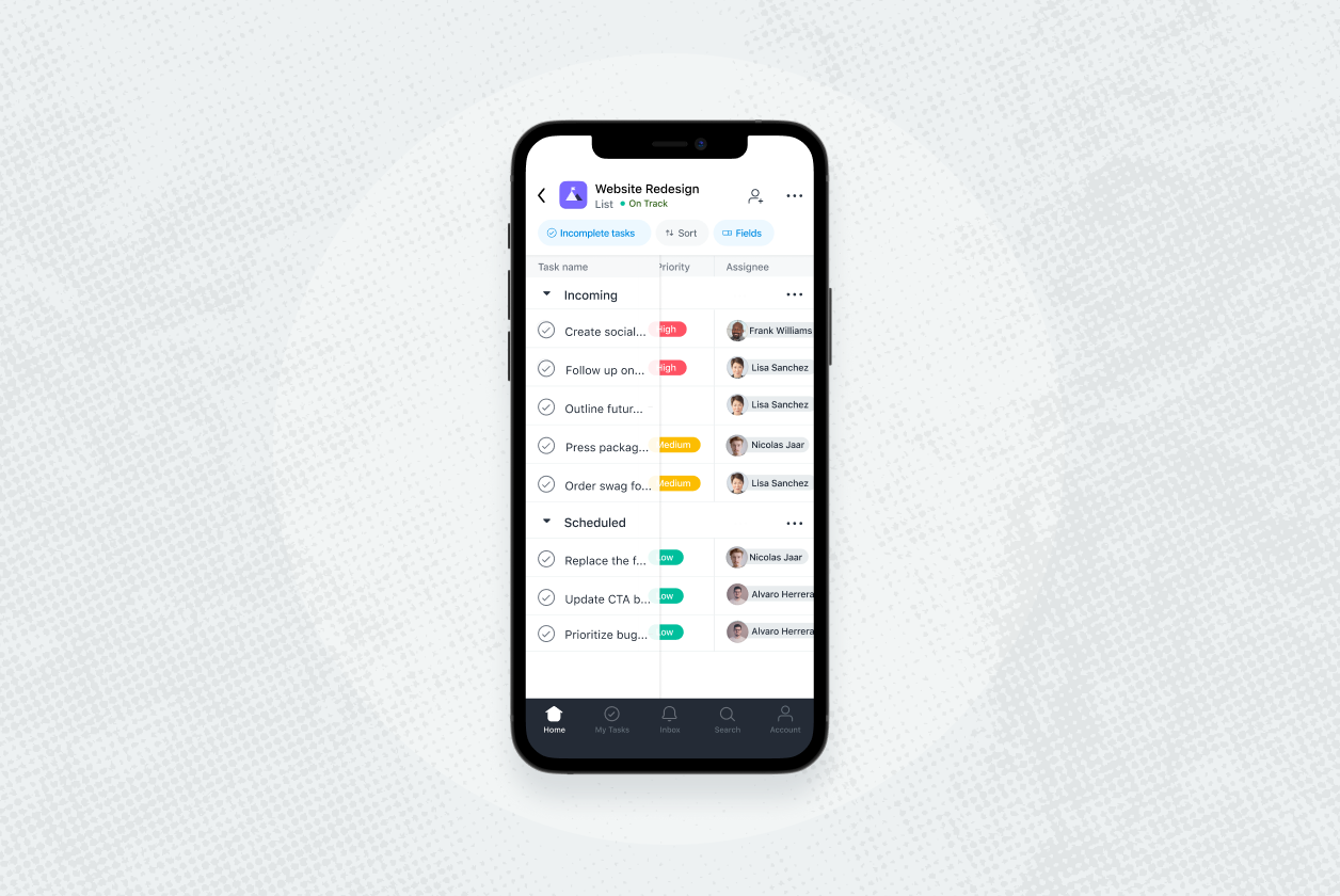 Asana App for iOS